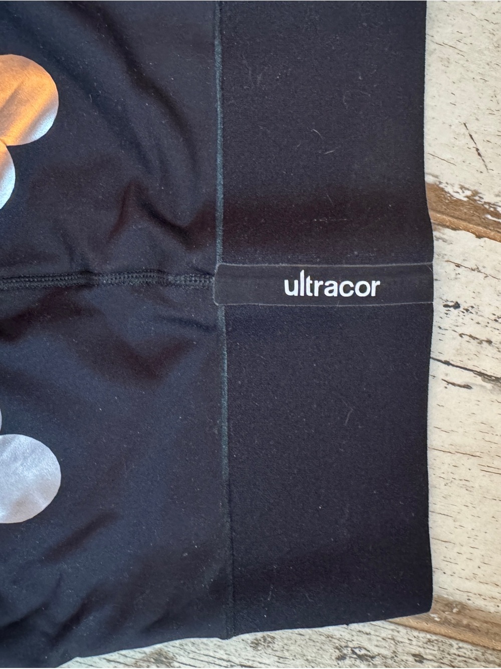 NWOT Ultracor Heart Knockout Ultra High Legging Black/Silver - XS